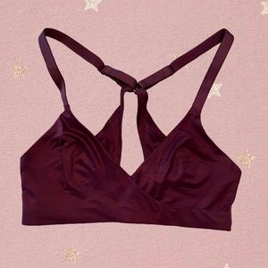 NWOT American Eagle Aerie Maroon Sunnis Bralette Bustier